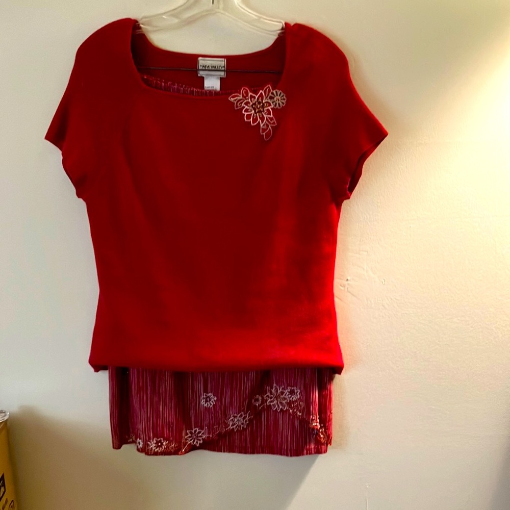 Women Skirt and Top by Napa Valley Dresses Exclusive of Decoration Size 10